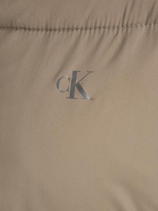 Actual product image Calvin Klein Logo Hooded Puffer Jacket (M)