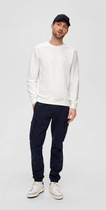 Produktbild s.Oliver Sweatshirt Sweatshirt mit Logo-Detail (XL)