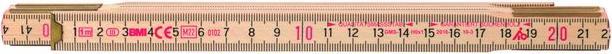 Actual product image BMI Wooden folding rule natural