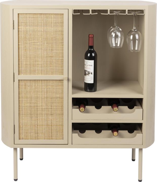 Produktbild White Label Living Cabinet (8 Flaschen, 90 x 38 x 100 cm)