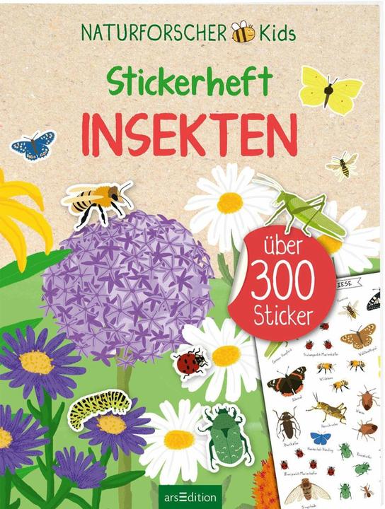 Produktbild Stickerheft Insekten