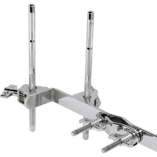 Dixon PA-AM4-SP Percussionhalter mit 4 Stangen (Tamburine), Instrumentenständer + Halter, Silber