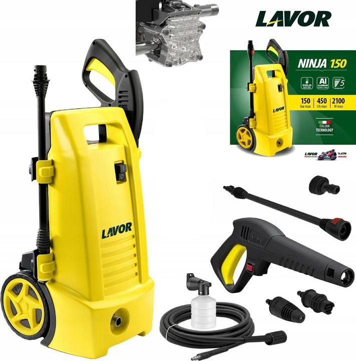 Actual product image Lavor Hochdruckreiniger HP CW NINJA 150 (Electrical connection)