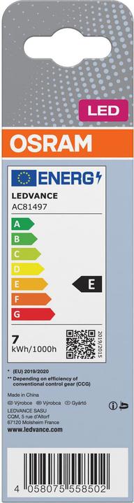 Energie-Label Osram Dulux D (G24d-2, 7 W, 770 lm, 1 x, E)