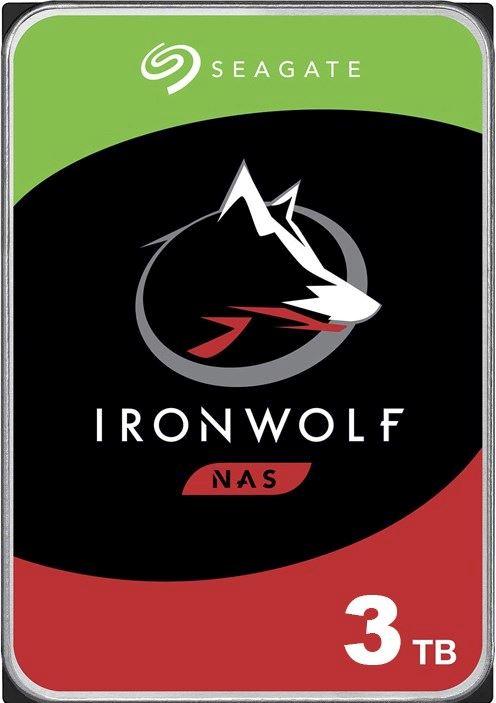 Produktbild Seagate IronWolf ST3000VN006 - Vaste schijf - 3 TB - intern - SATA 6Gb/s - 5400 tpm -buffer: 256 MB - met 3 (3 TB, 3.5")
