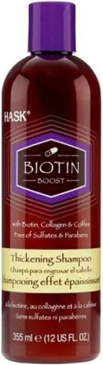 Actual product image Hask BIOTIN BOOST thickening shampoo 355 ml (355 ml, Liquid shampoo)
