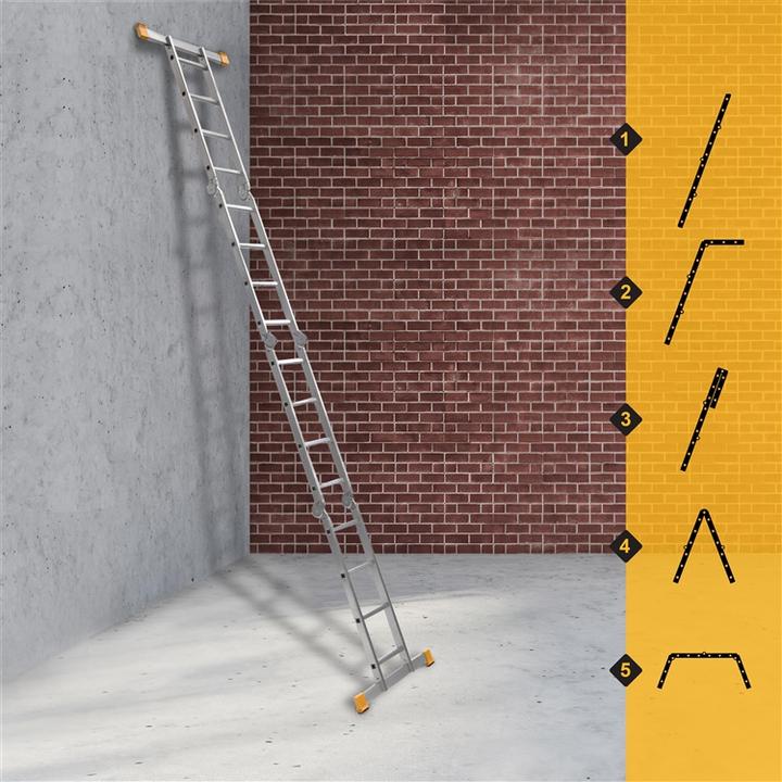 Image du produit Forte tools Universal Joimted 4-Element Ladder 4x4 (Échelle multifonction, 123 cm)