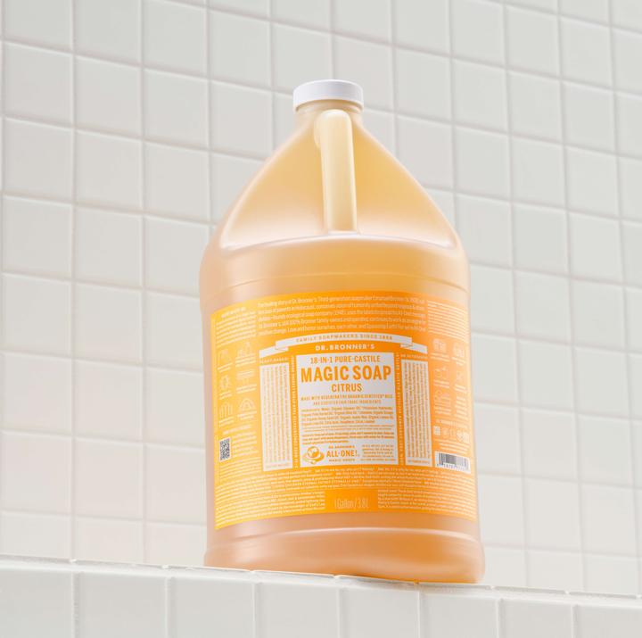 Produktbild Dr. Bronner's 18-in-1 Zitrus-Orange (Flüssigseife, 3800 ml)