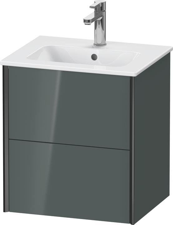 Actual product image Duravit Durait XViu 4315 vanity unit wall-mounted, 2 drawers, for washbasin ME by Starck 233653, 510x420 mm (51 x 42 x 56 cm)