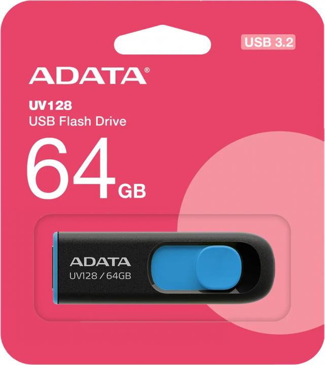 Actual product image Adata Dash Drive UV128 (64 GB, USB-A)