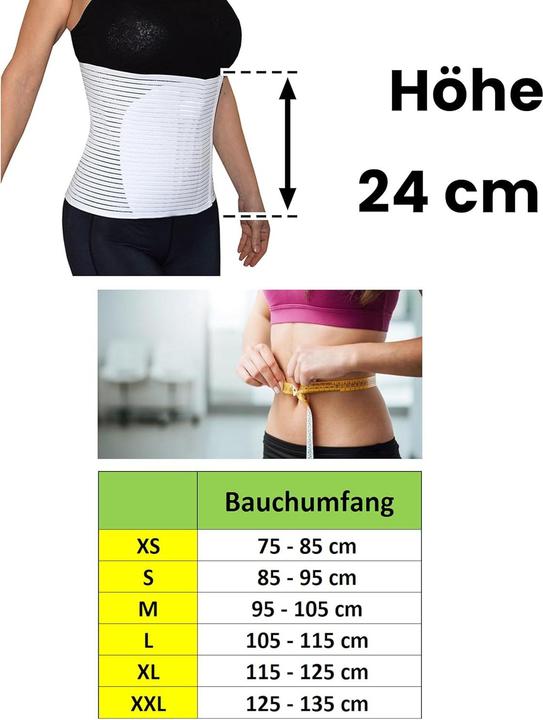 Actual product image Bodyperfect Postpartum Bauchgurt mit Rückenstütze (S)