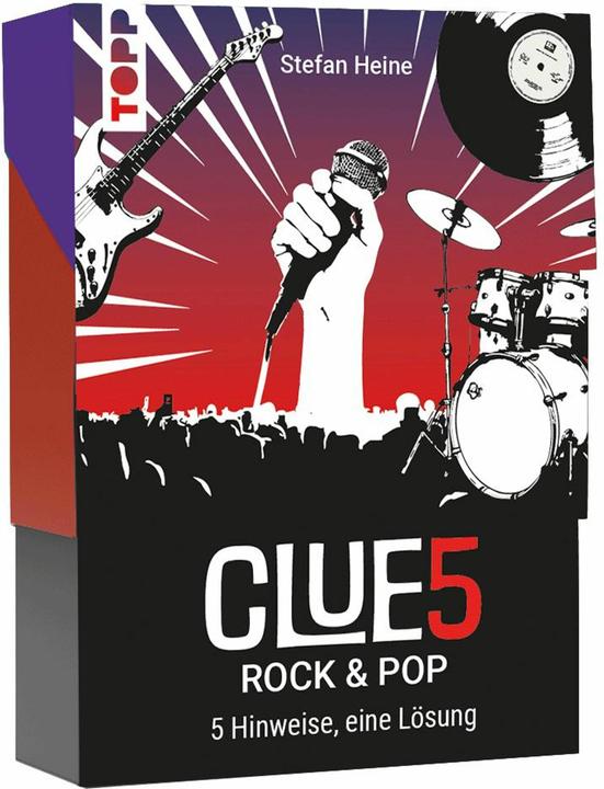 CLUE5 #Rock & Pop. 5 Hinweise, nur eine Lösung. Das Trend-Quiz für deine Tasche (Deutsch, 1 - 8 Spieler)