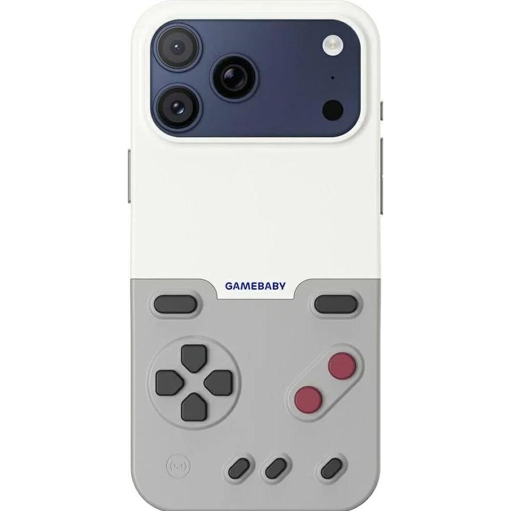 BitmoLab Case GAMEBABY with controller for iPhone 17 Pro Max gray (Apple iPhone 17 Pro Max) (AF4006)