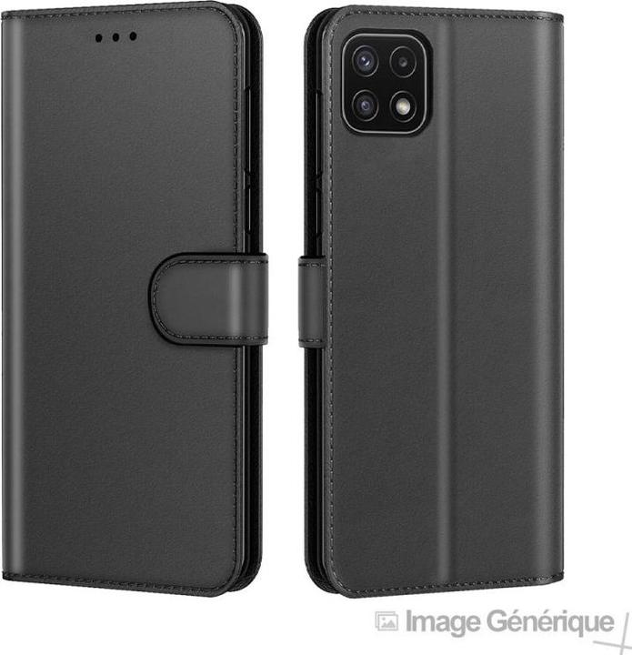 Immagine prodotto Forcell Custodia in similpelle per Samsung Galaxy A22 5G - Nero (In blocco) (Samsung Galaxy A22 5G)