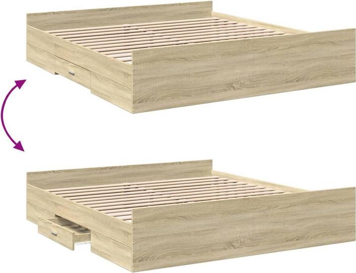 Produktbild vidaXL Bettgestell (200 x 200 cm)