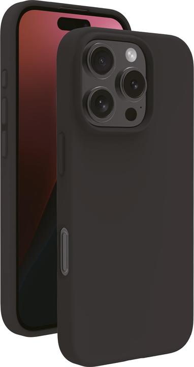 Immagine prodotto Vivanco MAG HYPE Cover per iPhone 16 Pro, nera, supporto MagSafe (Apple iPhone 16 Pro)