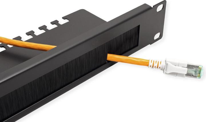Immagine prodotto Value 19"-Kabeldurchführung 1HE Bürste schwarz, inklusive