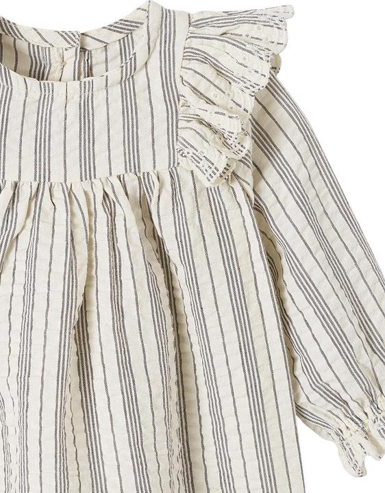 Image du produit Vertbaudet Ensemble bébé fille : robe, short & serre-tête (68)