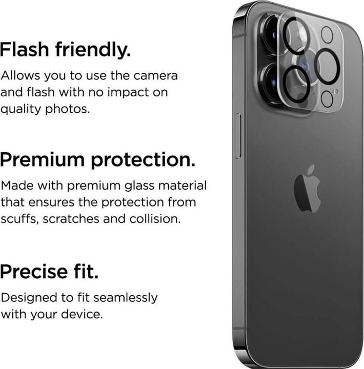 Immagine prodotto Eiger Mountain Glass Lens (1 Pezzo/i, Apple iPhone 14 Pro, Apple iPhone 14 Pro Max)