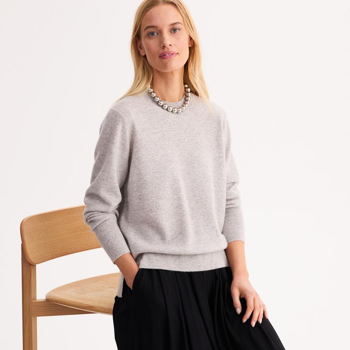 Actual product image Anne Weyburn Pullover mit Rundhalsausschnitt aus Kaschmir (M)
