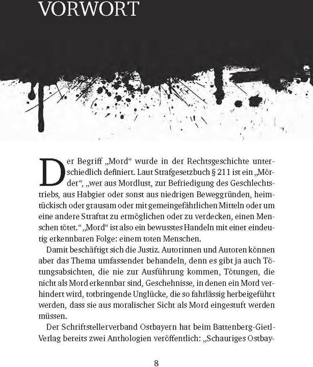 Actual product image Mörderisches Ostbayern (German, Association of German Writers in Eastern Bavaria, 2018)