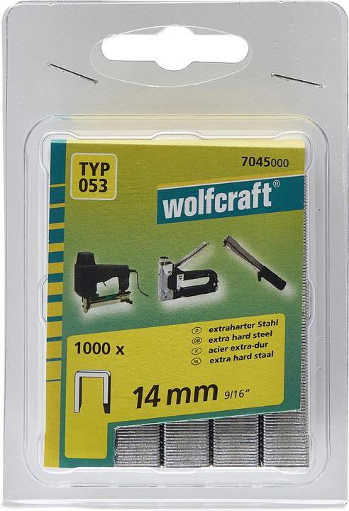 Produktbild wolfcraft wolfcraft 1000 Breitrückenkl. D-Spitze Typ053 14mm