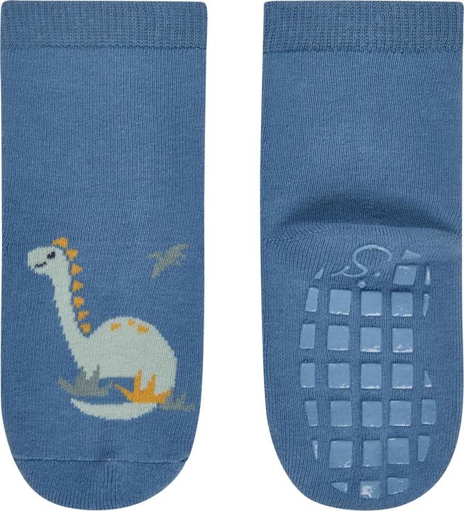 Produktbild Sterntaler Antirutsch-Socken 2er Set Dino Blau Gr. 23/24 (2er Pack, 24)