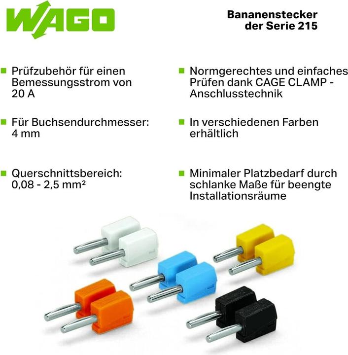 Image du produit Wago Fiche banane