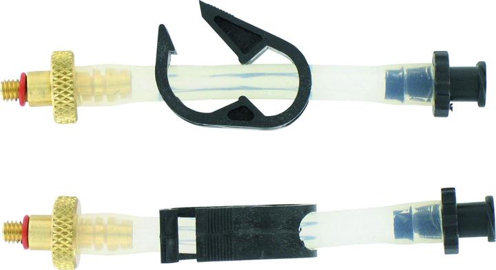 VAR Tuyaux de rechange M4 Set à 2 pcs pour Disc Kit de purge noir