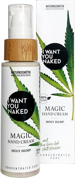 Actual product image I want you naked Hand cream HOLY HEMP (50 ml)