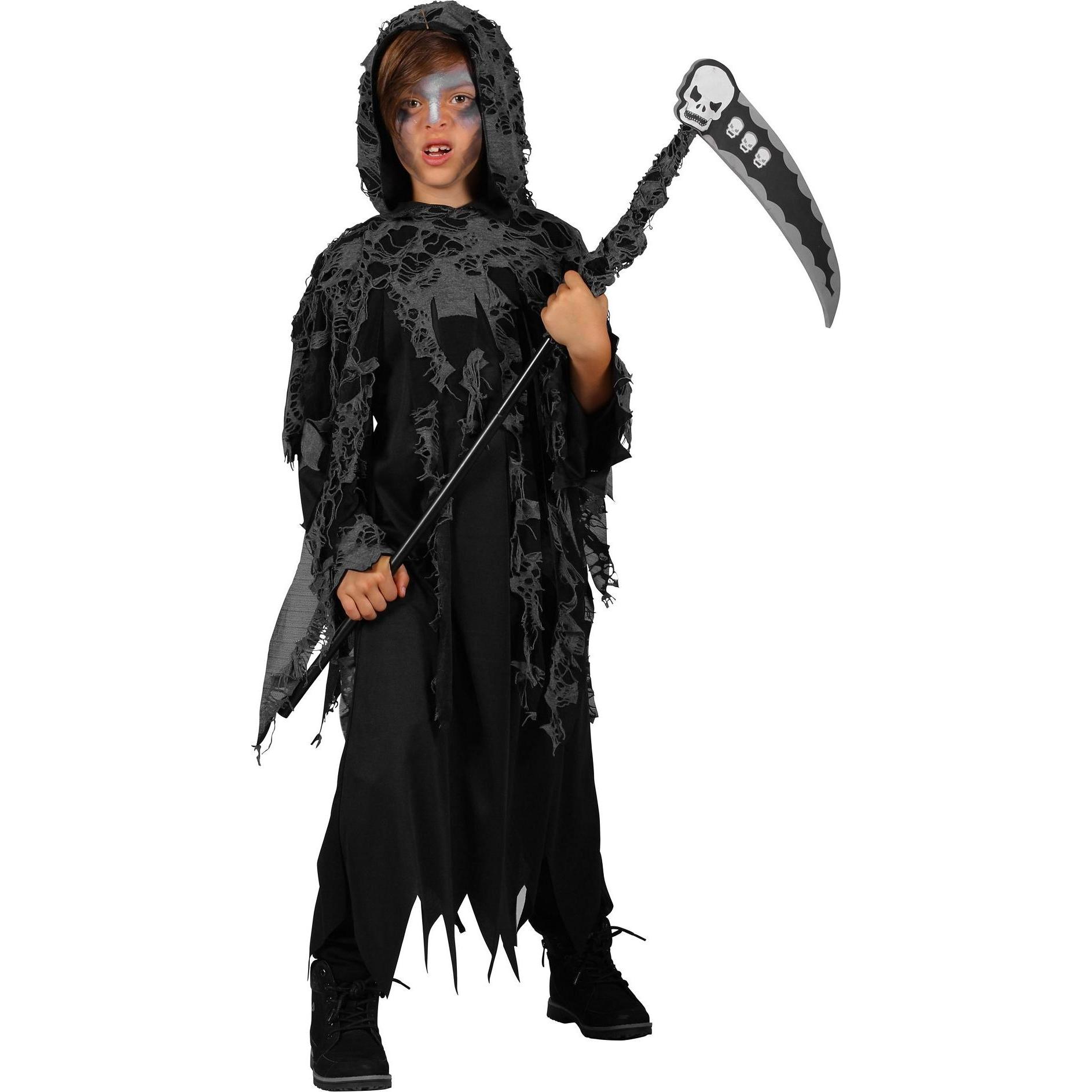 Thetru Kinder Kostüm Halloween, Der Tod, schwarz (92, 98, 104)