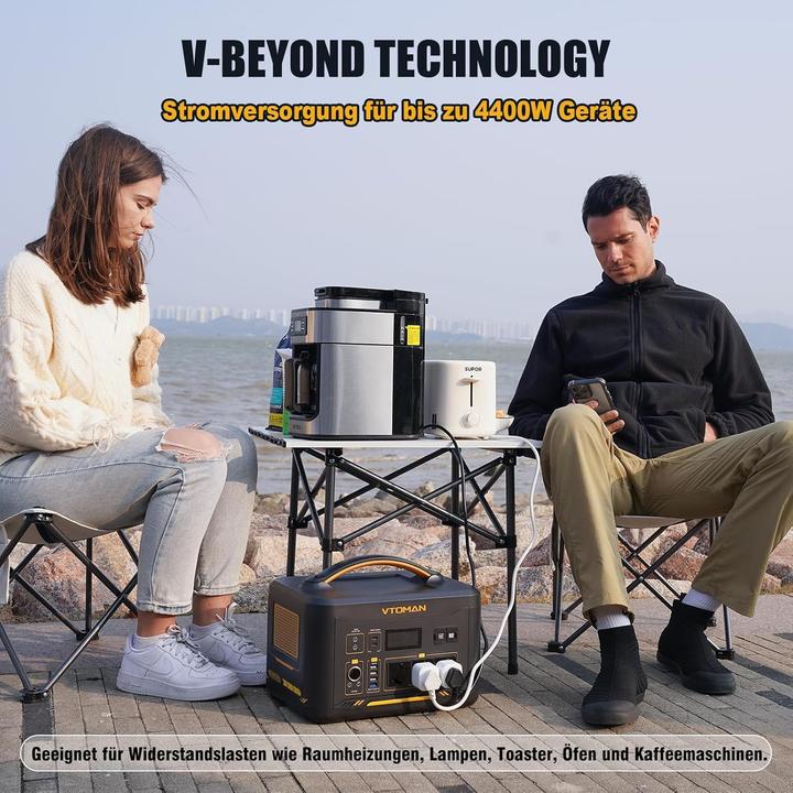 Produktbild Vtoman Tragbare Powerstation Jump 2200, erweiterbar (1548 Wh)