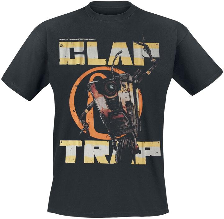 Immagine prodotto Difuzed Borderlands - Maglietta a maniche corte Clap Trap Uomo - 2XL (XXL)