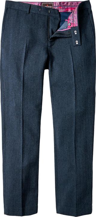 Produktbild Joe Browns Navy Herringbone Smart Trousers (34)