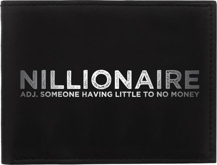 Grindstore Portefeuille en cuir Nillionaire Deux fois Plié