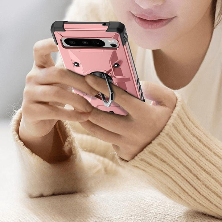 Produktbild Cover-Discount Google Pixel 8 Pro - Armor Case mit Kickstand rosa (Google Pixel 8 Pro)