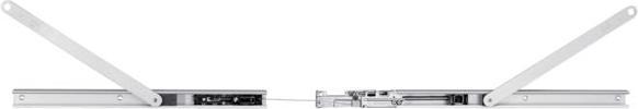 Actual product image Geze Boxer ISM guide rail for 2-leaf doors (Entrance door, French window, Room door, Wooden door, Indoor)