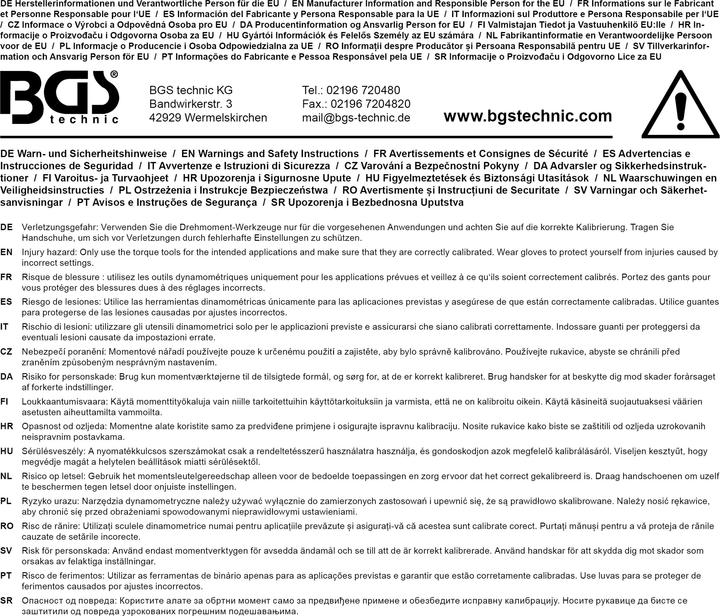 Produktbild BGS Drehmomentschlüssel-Satz (1/4", 6 Nm, 30 Nm)