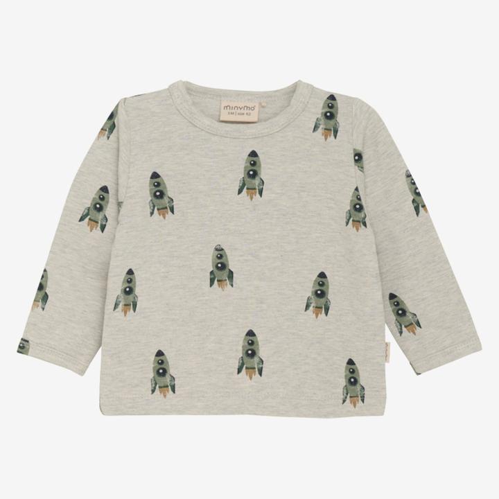 Produktbild Minymo Sweatshirt langarm Bambus Rakete (62)
