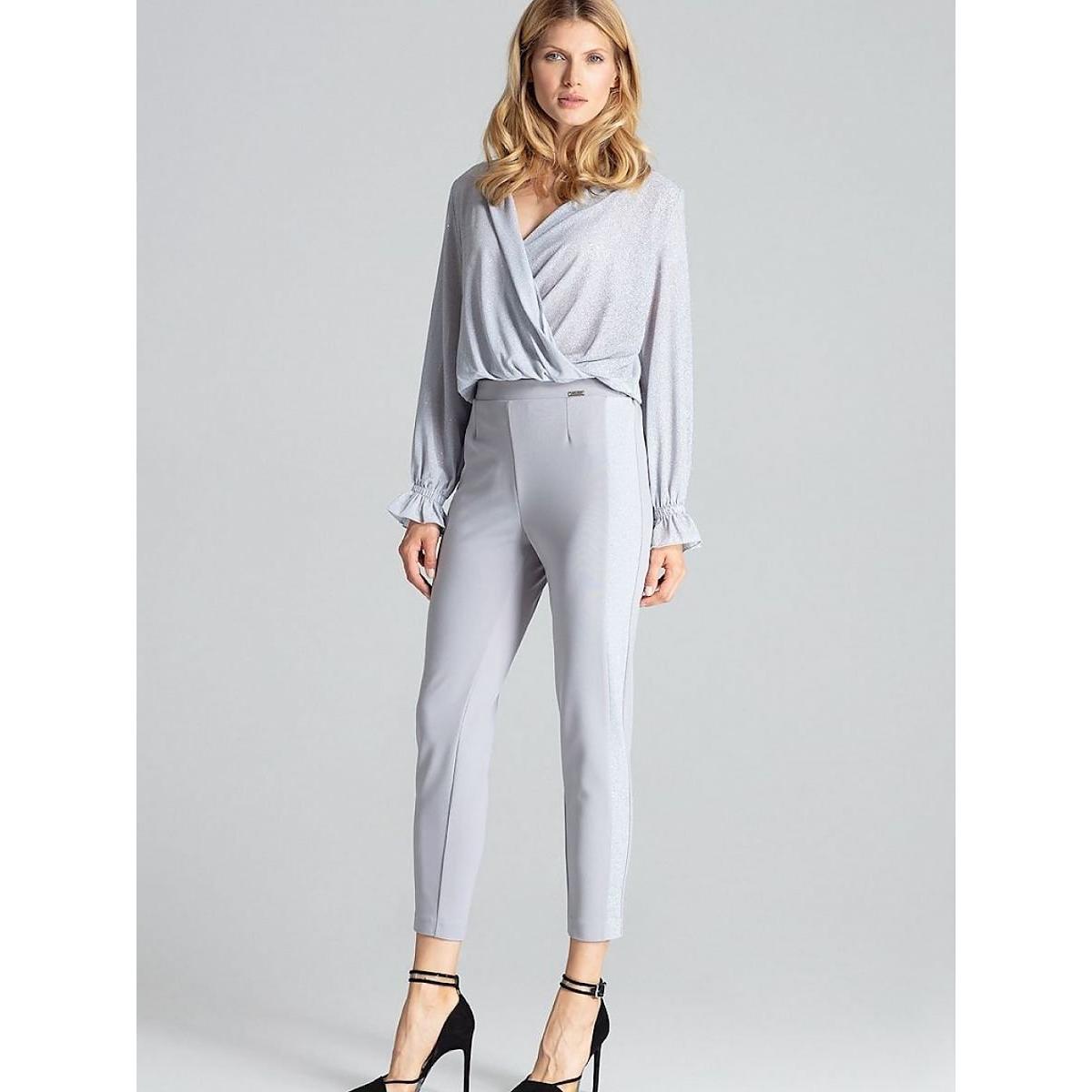Figl, Damen, Hosen, Damen Hose, Grau, (M)