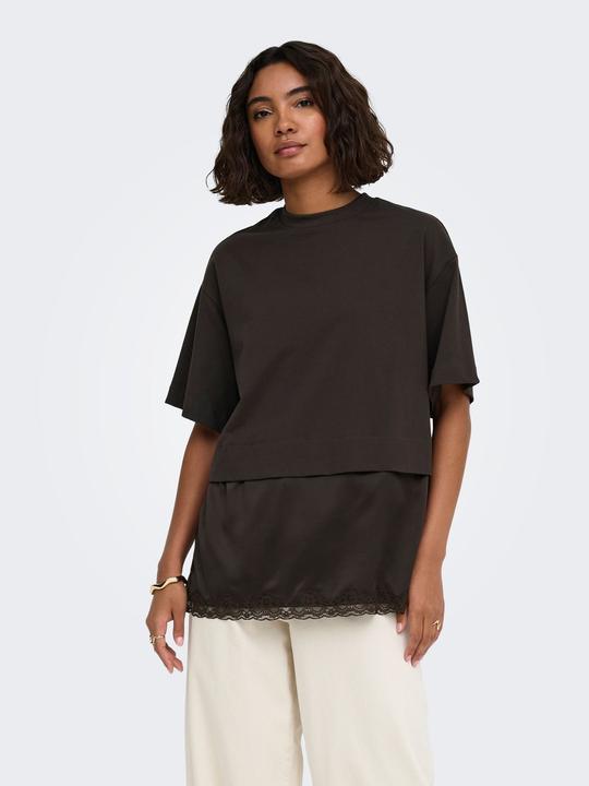 Produktbild Only Onlmexa S/S Tee Lace Top Wvn (M)