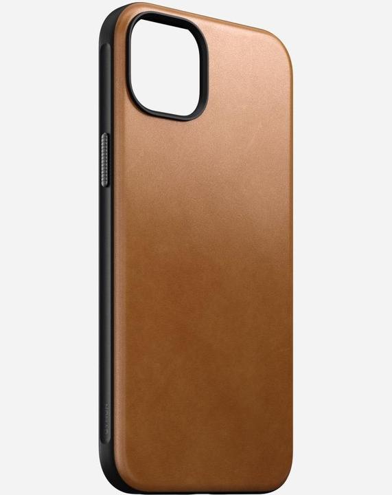Immagine prodotto Nomad Cover posteriore in pelle moderna per iPhone 15 Plus Marrone ruggine (Apple iPhone 15 Plus)