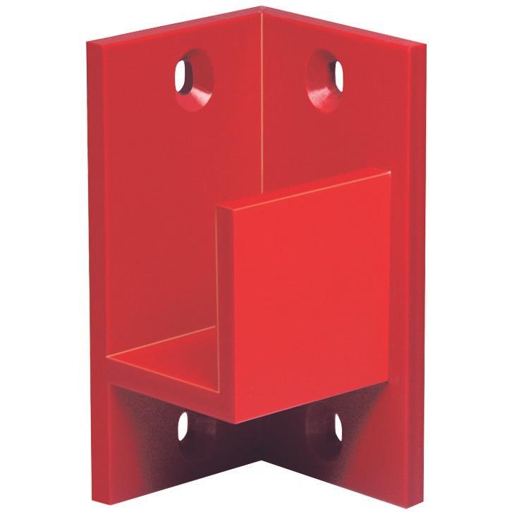 Dehn H AB 32 46 K Halter f. Absperrbalken 32x46 Kunststoff f. Wandbefestigung (1 (Sonstige) (700098)