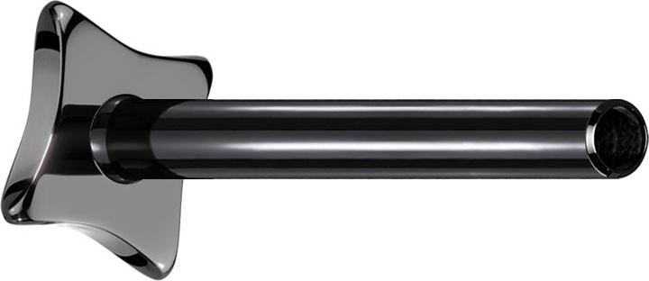 Produktbild Star Piercing Micro Threadless Labret-Stab Quadrat konkav schwarz (Titan, ohne Messing)