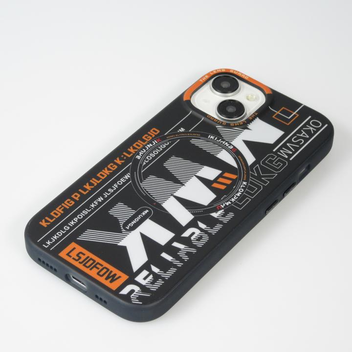 Produktbild PhoneLook Hülle MWK Cyber Grid Silikon mit MagSafe (Apple iPhone 15)