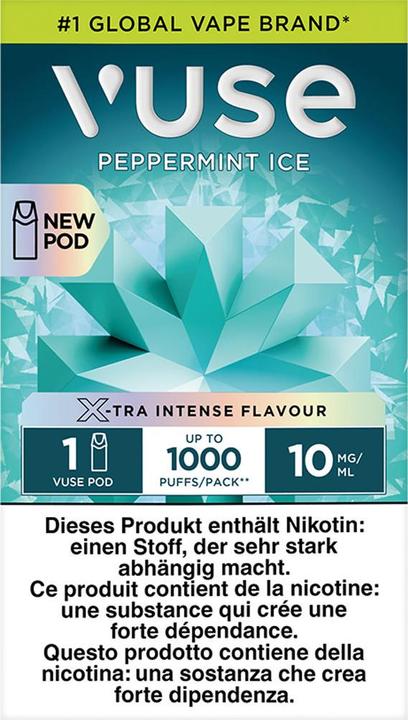 Actual product image Vuse Peppermint Ice