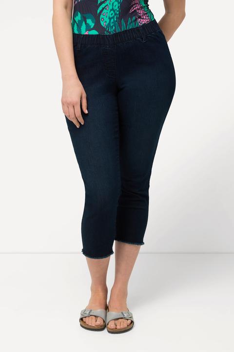 Immagine prodotto Ulla Popken Jeggings a 7/8 modello Sienna con cintura elastica e passanti (52)