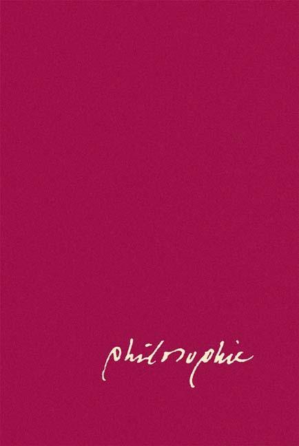 Produktbild Philosophie 1804-1831 (Deutsch, Karl Viktor von Bonstetten, 2006)
