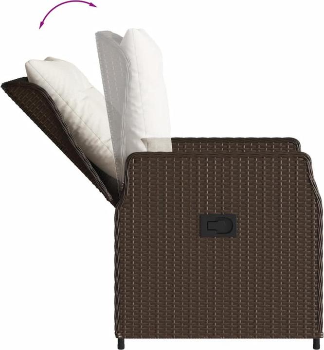 Produktbild vidaXL Garten Essgruppe (140 x 70 x 74 cm)