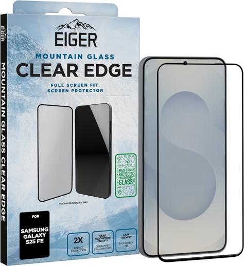 Produktbild Eiger Display-Glas Full Screen Fit Mountain Glass Clear Edge (1 Stk., Samsung Galaxy S25 FE)